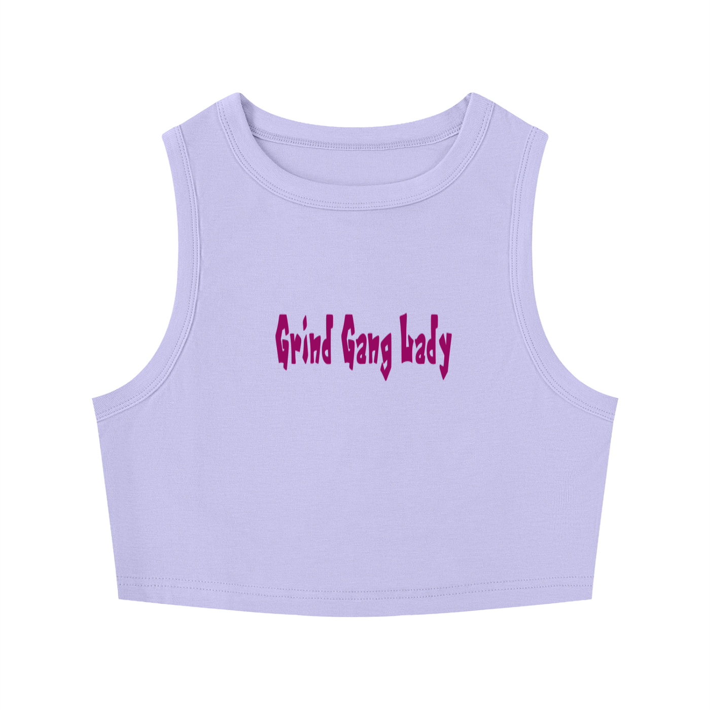 Women's Tight Crewneck Crop Tank Top